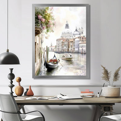 Venice's Wisdom By The Canal - Venice Wall Art