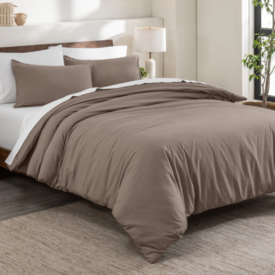 100% Cotton Flannel Duvet Cover Set