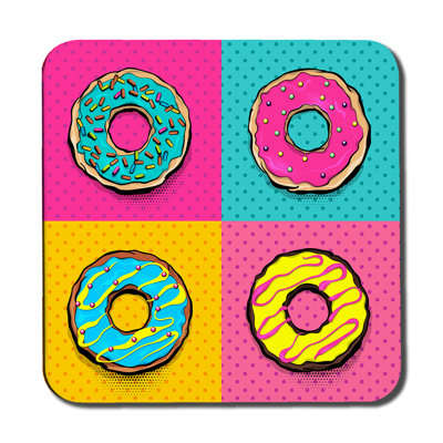 Square 6 Piece Coaster Set