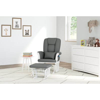 Tuscany Rocking Chair Glider with Ottoman