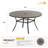 53" Patio Metal Round Dining Table-1781683909