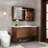 Retro high-end and simple bathroom cabinet