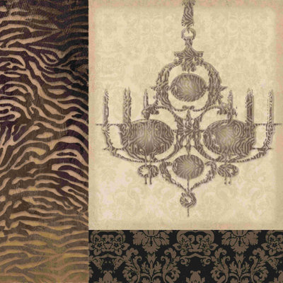 Chandelier Patterns 1 - Wrapped Canvas Painting