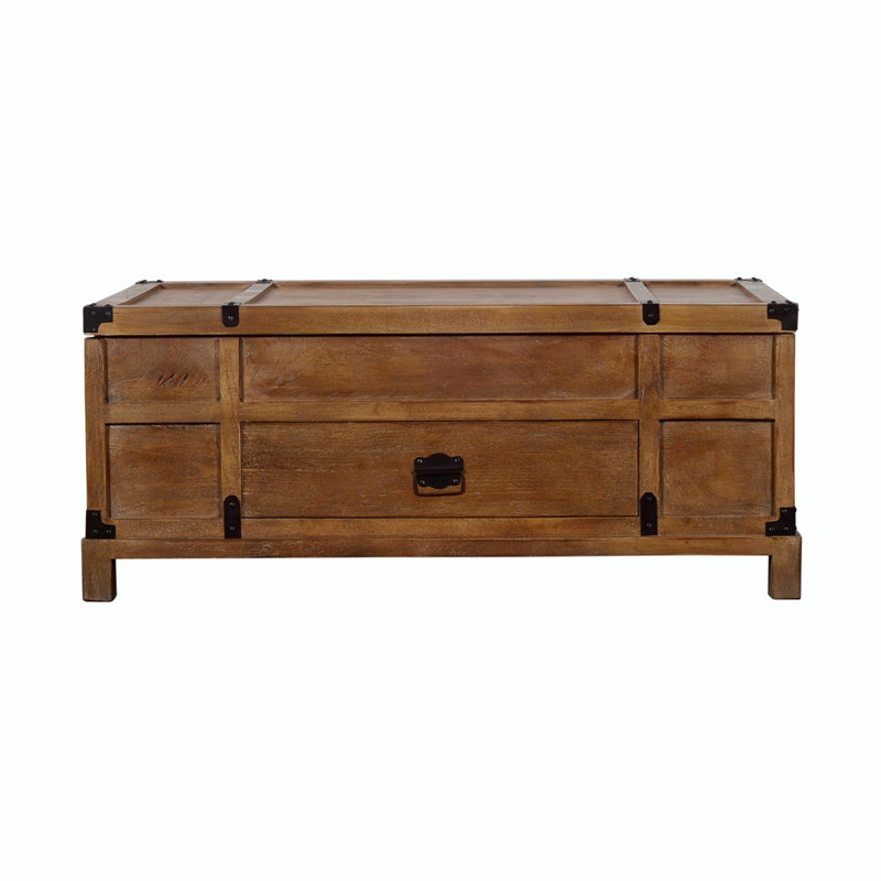 Johni Solid Wood Top Single Coffee Table