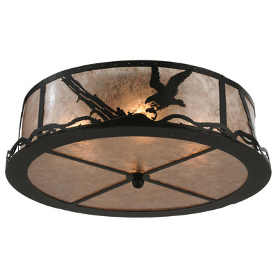 Rustic Lodge 4 - Light Flush Mount