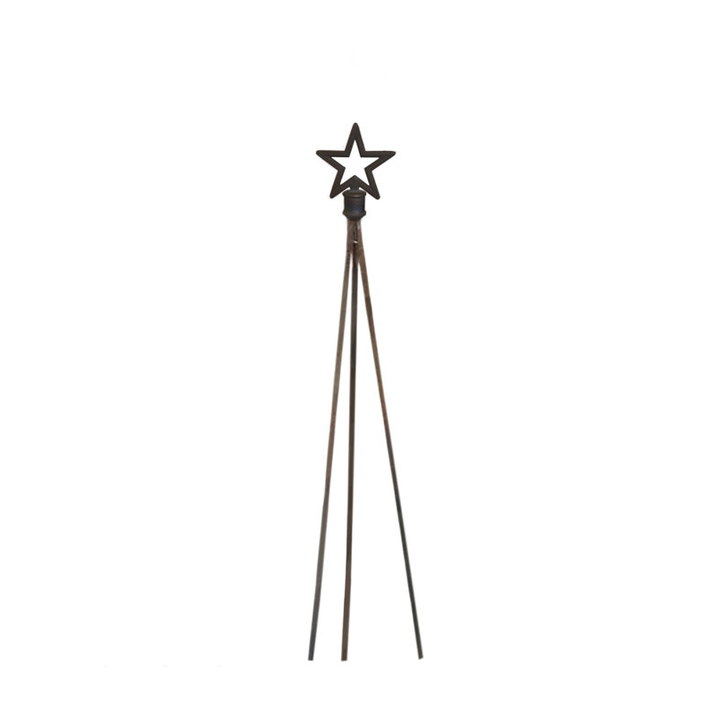 Star Finial Natural Tripod