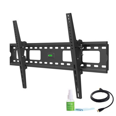 ProMounts Black Tilt TV Wall Mount for 50"-92" Screens, Holds 165 lbs.