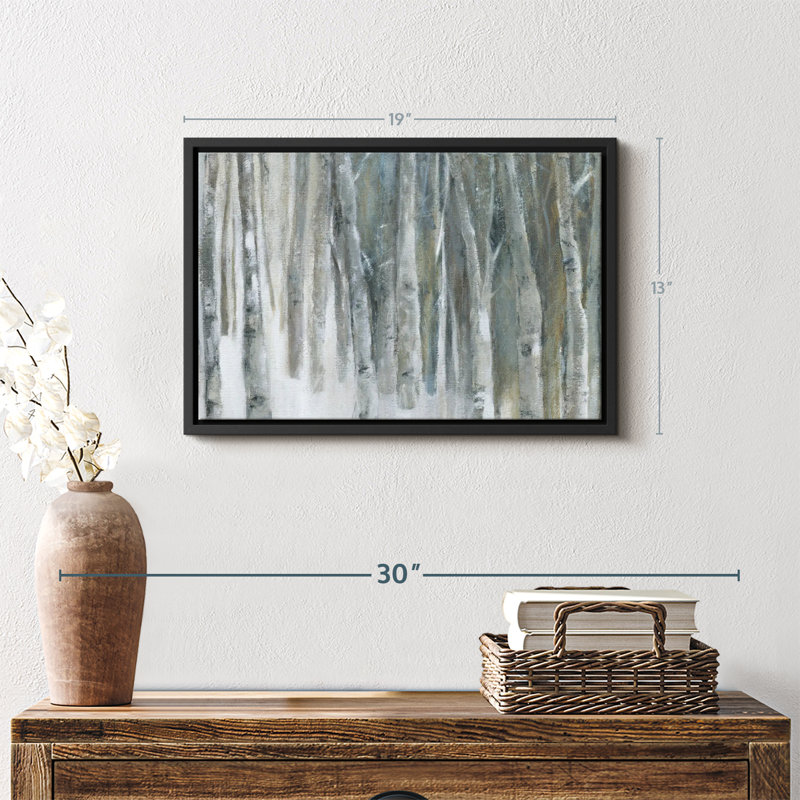 Impression sur toile Banff Birch Grove, H 13 po x l 19 po