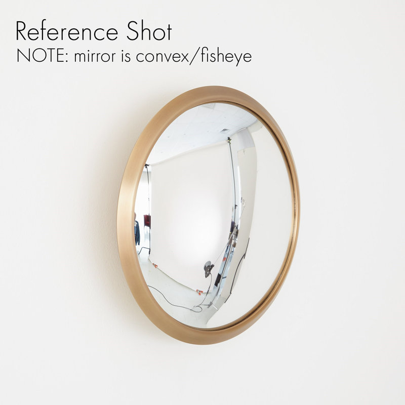 Oculus Mirror-Med, Antique Brass