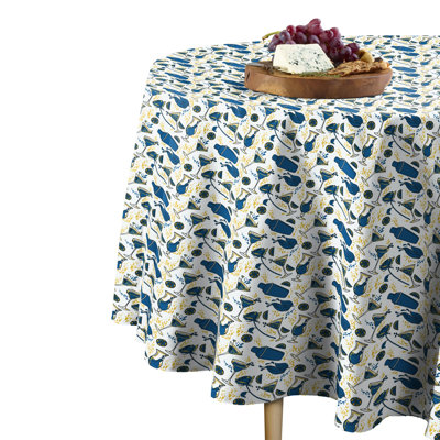 Mooring Geometric Round Tablecloth