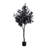 Pre-Lit Artificial Halloween Black Maple Tree With 240 Orange & Purple LED Lights-709534735