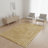 Woven Carpet With Wavy Patterns In Off Yellow Shades-1786860452