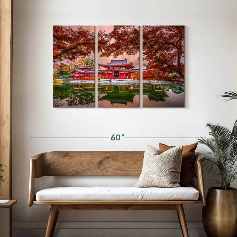 Adella Byodoin Temple, 28" H x 45" W