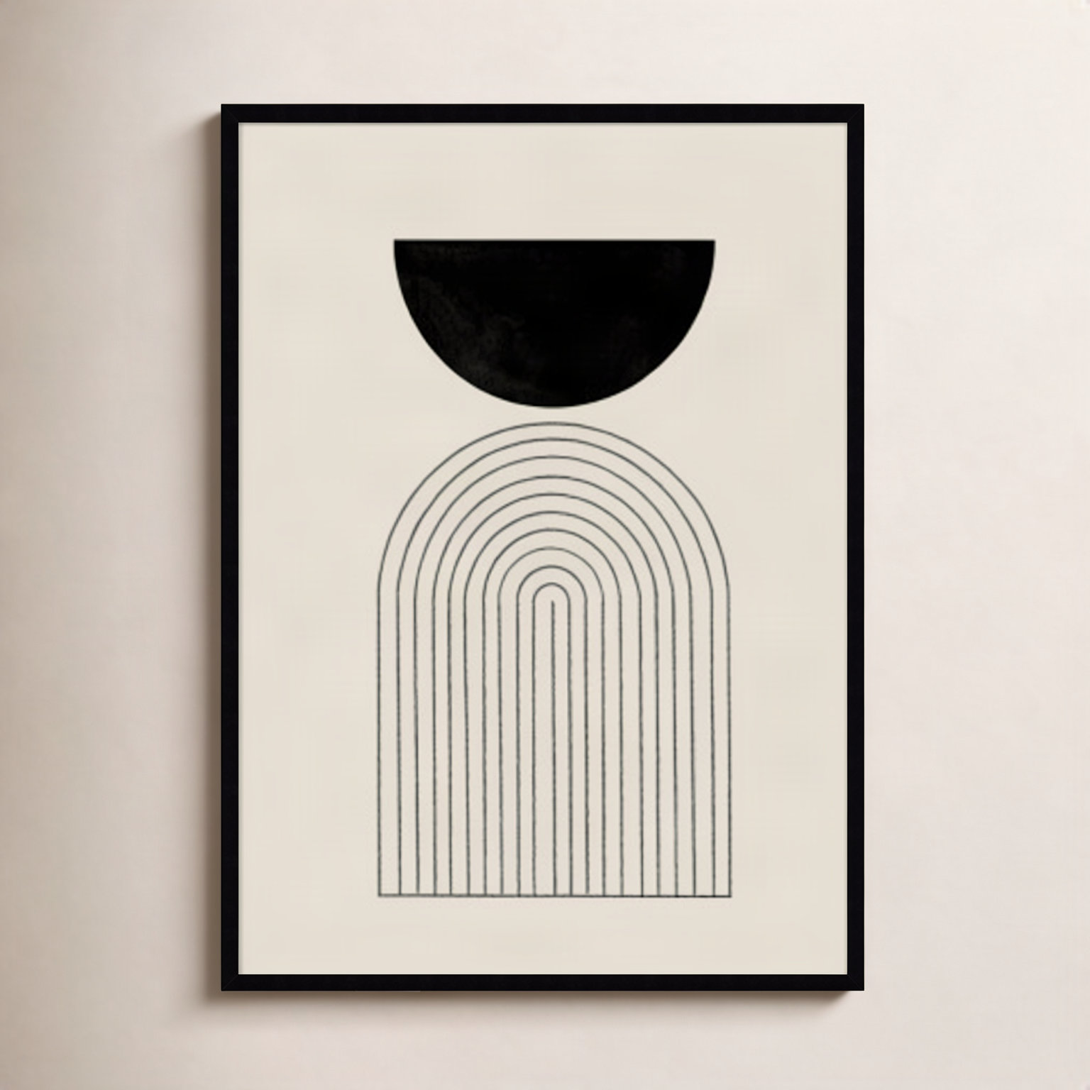 BaB No 1 by The MIUUS STUDIO, Black, 41" H x 30" W x 1" D