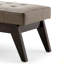 Draper - Mid Century Tufted Ottoman Bench-1177436578