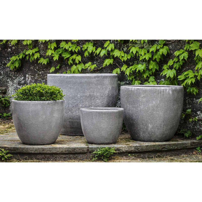 Marcel Handmade Clay Planter, Snow Monkey