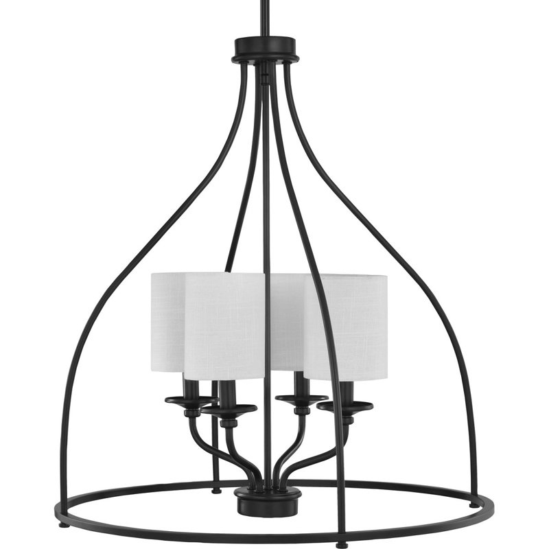 Lustre 4 lumières Hengrove, Bronze