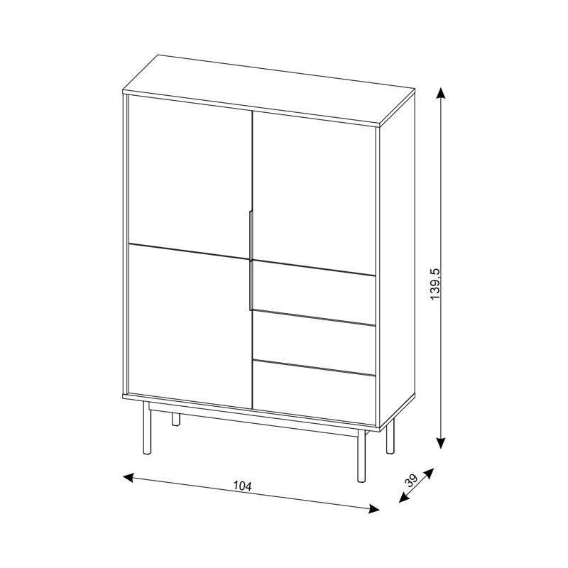 Highboard Accent Chest
