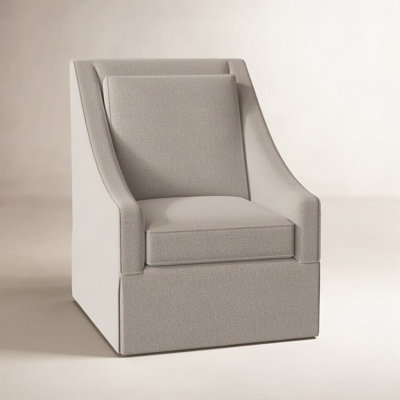 Teagan Upholstered Swivel Armchair