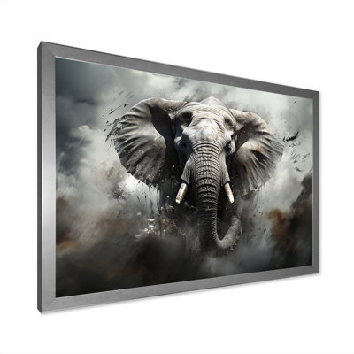 «Elephant Symphony Stampede I» sur toile