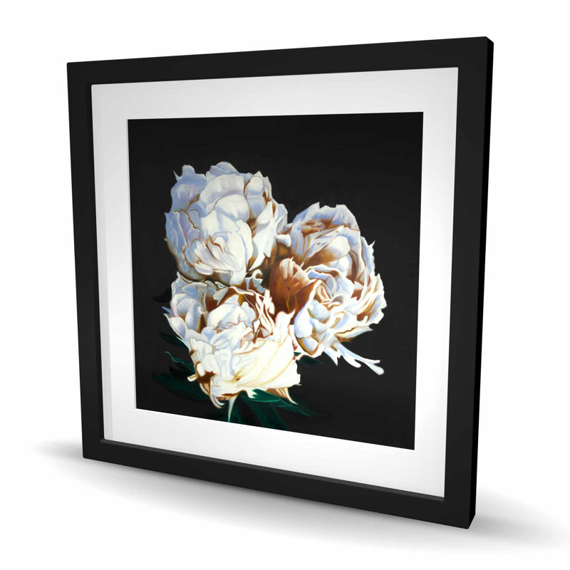 Blooming pivoines - beige best-sellers, reproduction encadrée