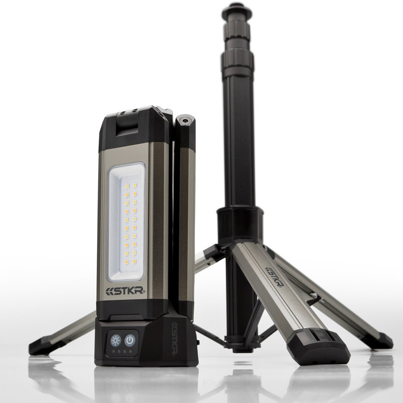 Battery Powered Work Light, 56" H x 21.5" W x 21.5" D