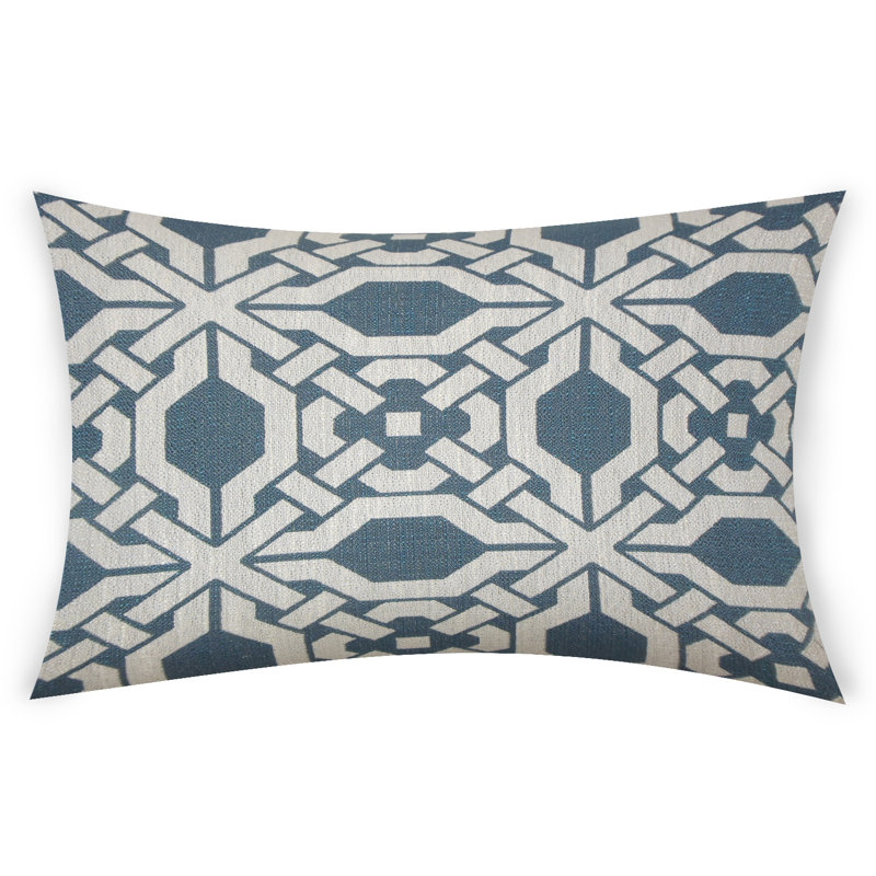 David Geometric Reversible Throw Pillow