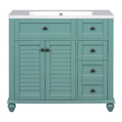 Meuble-lavabo simple 35,4 po avec comptoir
