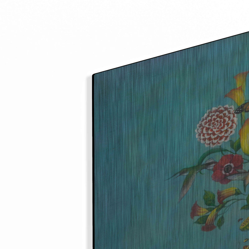 A Mindful Garden - Impression sans cadre sur métal, H 36 po x l 36 po x P 0,13 po