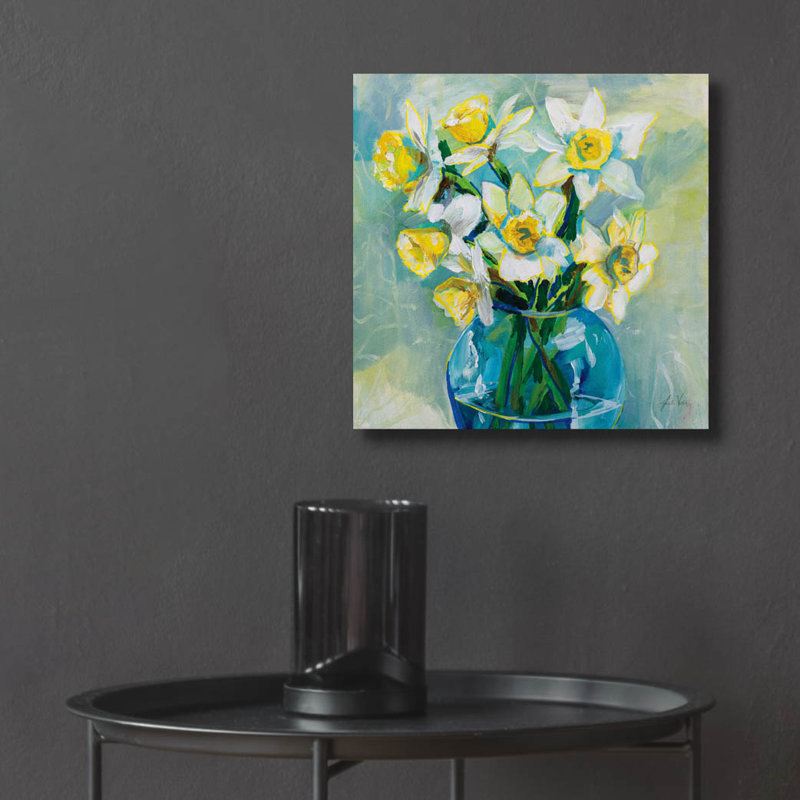 «Early Blooms» par Jeanette Vertentes, H 12 po x l 12 po x P 0,13 po