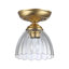 Plafonnier semi-encastré 1 lumière Zanera-106900576