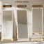 Miroir à DEL pleine longueur 71 po x 28 po avec miroir de plancher mural et miroir autoportant pleine grandeur à 3 couleurs d'éclairage