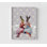 Reproduction d'affiche de lapin, impression de lapin fille, idée de cadeau d'anniversaire de meilleur ami, art mural salon de thé, affiche de cadeau BFF, décor de salle de jeux pour filles