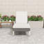 Chaise longue en rotin PE tissé à la main toutes saisons avec caractéristiques réglables et structure robuste, coussin-1480068516