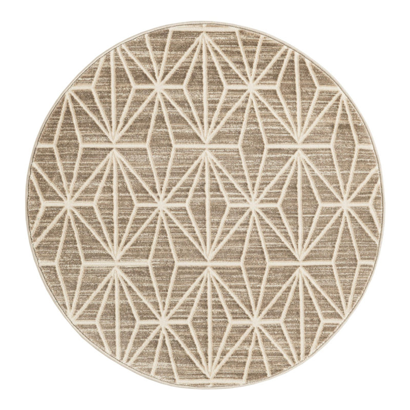 Tapis Fifth Avenue Uptown par Jill Zarin, Rond 3 pi 3 po