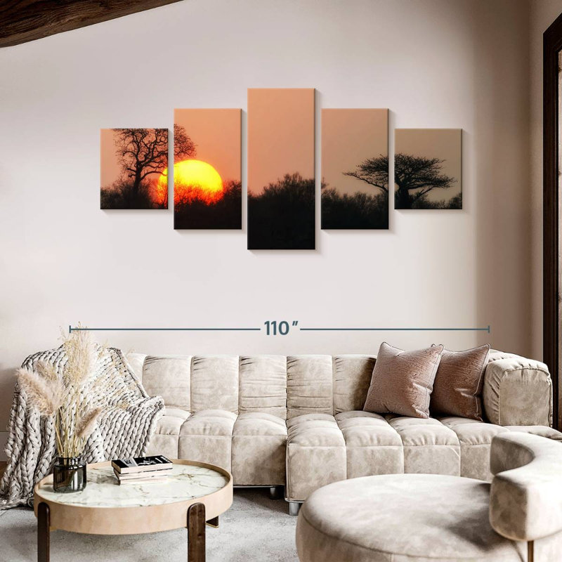 Kruger Sunset, 42" H x 92" W