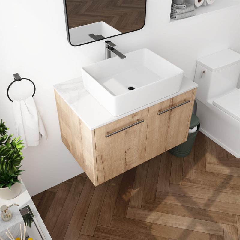 Meuble-lavabo mural 30 po avec évier Mishra