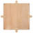 Quigley Square Wood Accent Table-1694135994