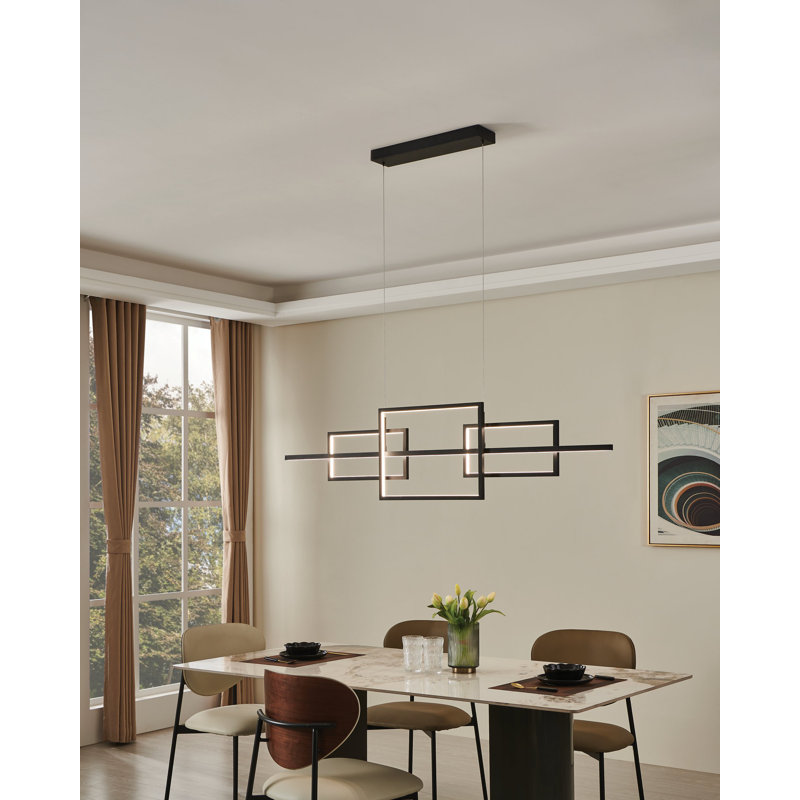 Coole 59-inch Black 3CCT LED Pendant Light