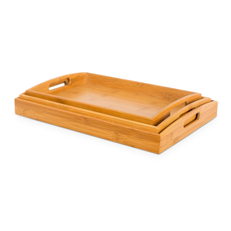 Bamboo Tray - Set of 3