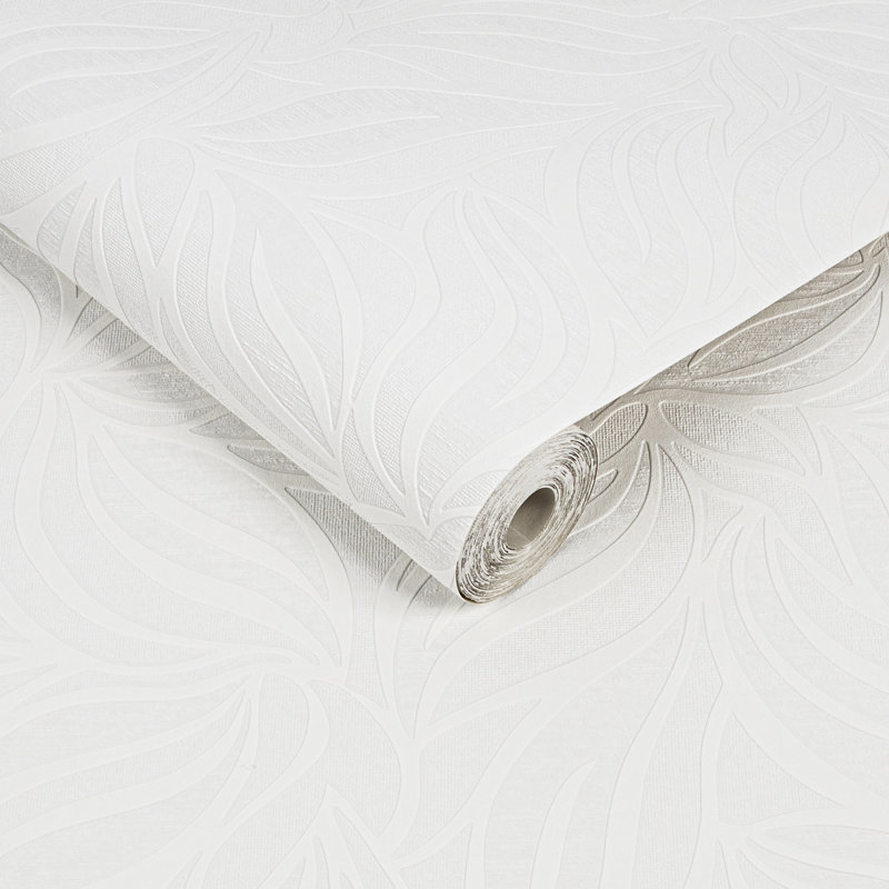 Superfresco Paintable Eden White Durable Heavy Duty Textured Wallpaper