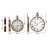 Beshore Decorative Metal Wall Clock-1171039859