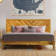 Gonsoulin Solid Wood Bed Frame with Adjustable Headboard/Handcrafted Pattern Platform Bed