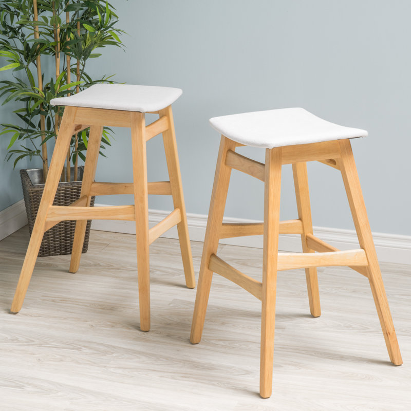 Tabouret de bar 30 po Kreitzer, Beige clair, Brun clair
