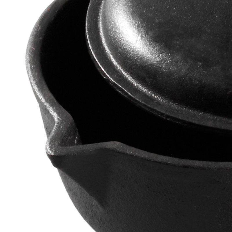 Belfry Kitchen Reales Cast Iron Stock Pot, 8cm H x 39cm W x 18cm D