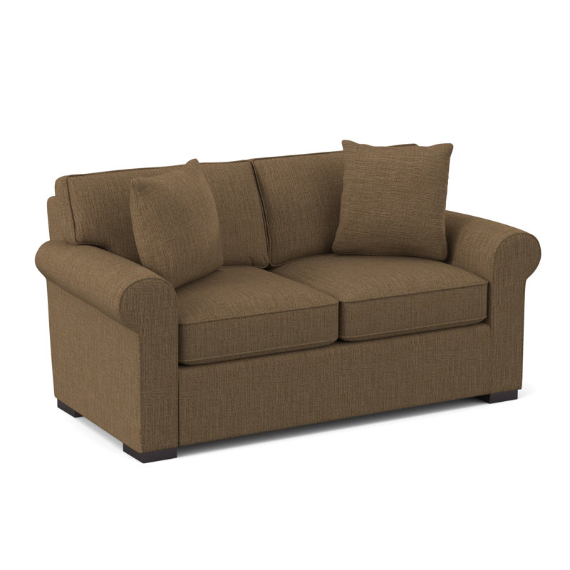 Eva-Grace Upholstered 66'' Loveseat, Heavenly Cafe Chenille