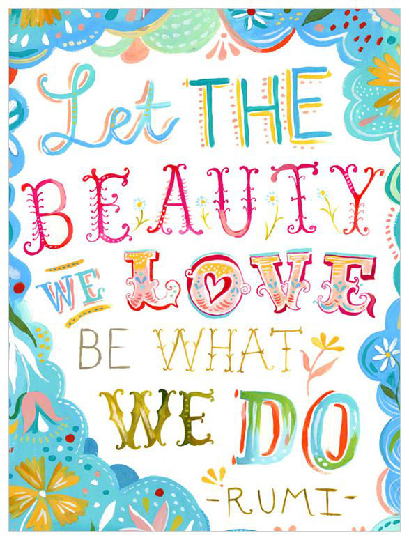 «Beauty We Love», art sur toile