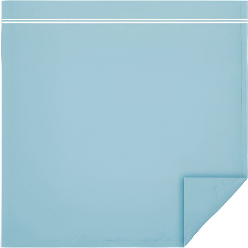 400TC Cotton Classic Luxurious Embroidery Cotton 4 Piece Sheet Set Fitted Sheet Fits Upto 16" Deep Pocket, Light Blue/White