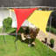 Waterproof Garden 3.6m Square Shade Sail