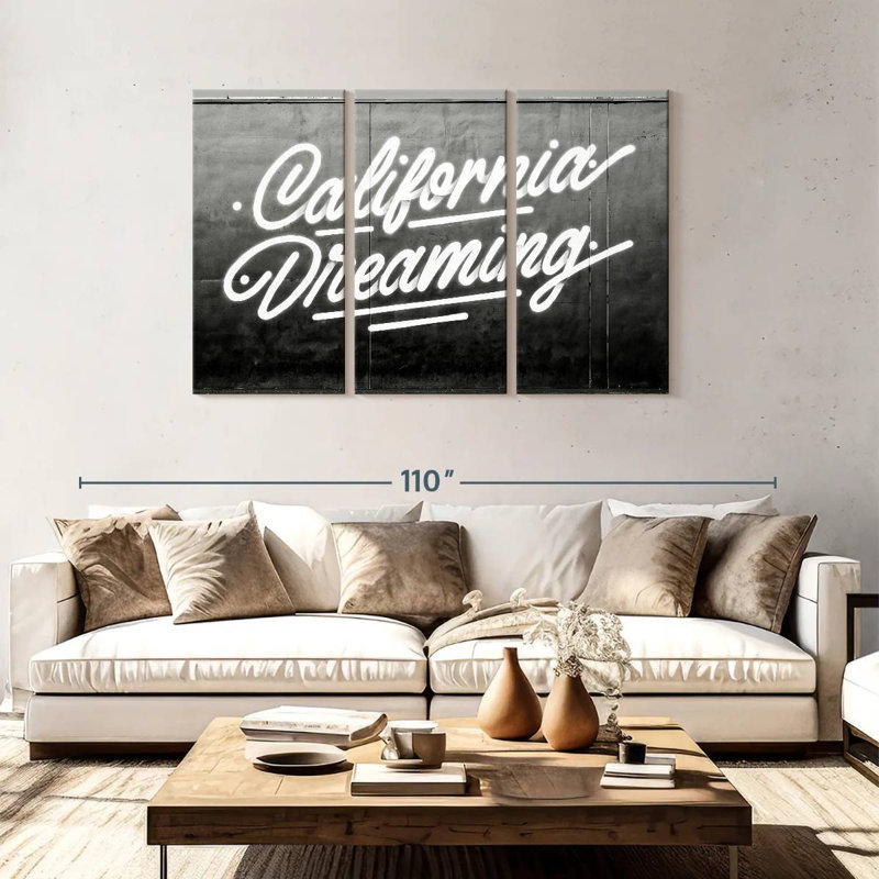 Sebbie Black California - Dreaming, 48" H x 74" W